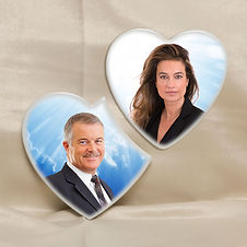 Fotoceramica Inima Dubla